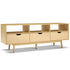 Wooden Scandinavian Look Entertainment Unit TV Stand Cabinet Storage Shelves